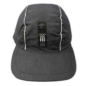 Versace Baseball Cap Gray One Size Olympic Museum Lausanne Medusa Strapback Hat